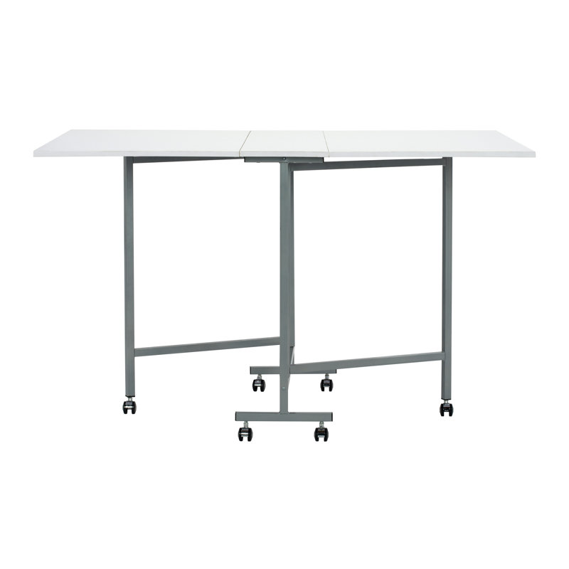 58.75'' x 36.5'' Foldable Craft Table with Wheels