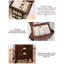 Armoire à bijoux multifonctionnelle en bois massif de style européen-1559591194