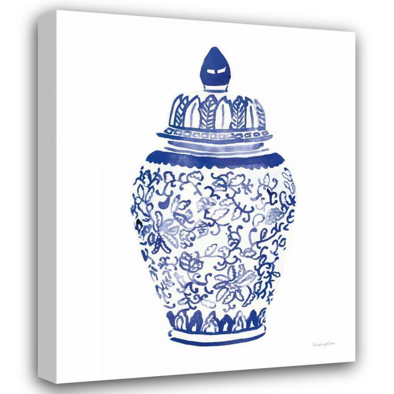 «Red Barrel Studio® Charro, Merc Lopez», reproduction d'art sur toile tendue: Ginger Jar II, H 44 po x l 36 po