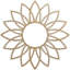 Médaillon de plafond en bois Daisy-59356295-59356312
