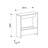 Frame End Table with Storage-94339384