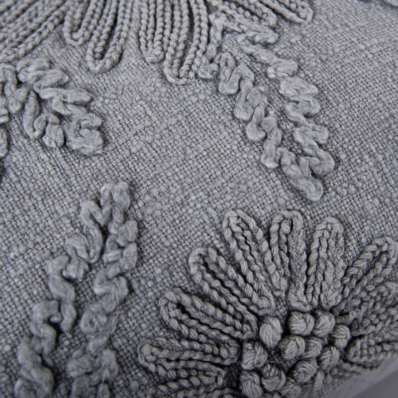 Coussin 100% coton, Gris