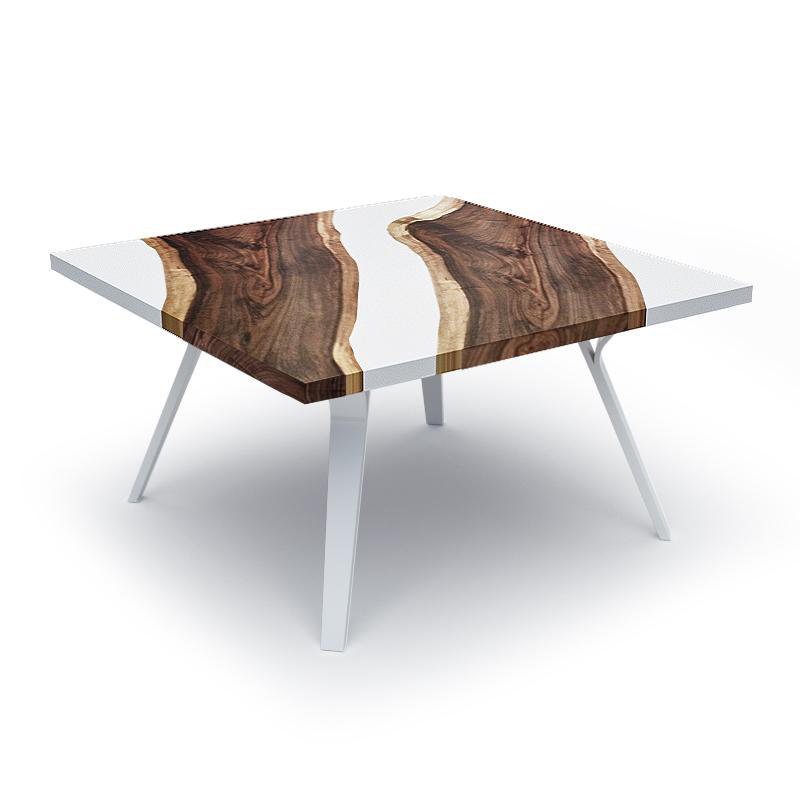 Dozza Single Coffee Table, 17.7" H x 27.6" L x 27.6" W