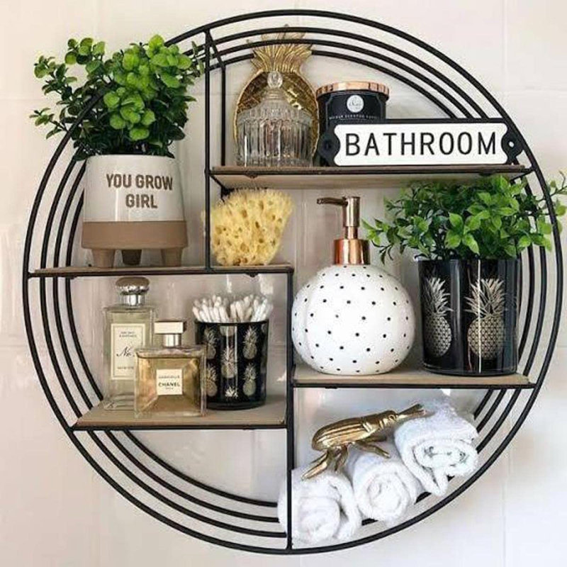 50cm W Metal Wall Mounted Shelving Unit