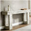 Meuble télé stable, console élégante, table d'appoint en bois