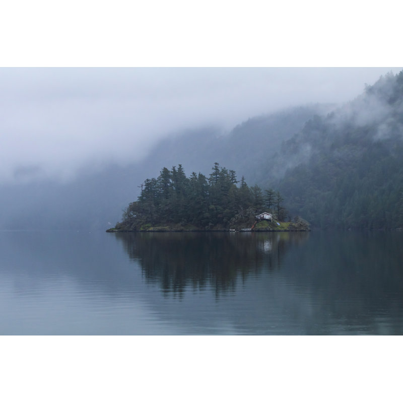 Petite île dans l'inlet par Emilynorton, H 24 po x l 36 po