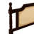 Pine Wood Platform Bed, Bed With Rattan Headboard & Footboard, Central Enhanced Bed Platform Design,No Box Spring Required-238555487