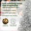 vidaXL Christmas Tree with 300 LEDs with Stand Silver PET-67570176