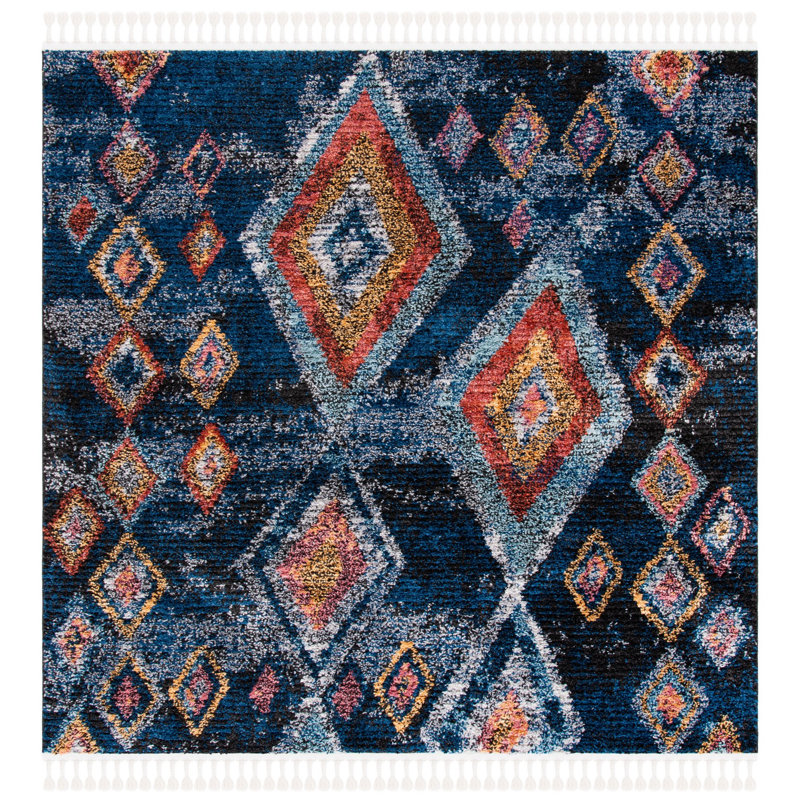 Dewalt Performance Southwestern Rug, Square 6'7"