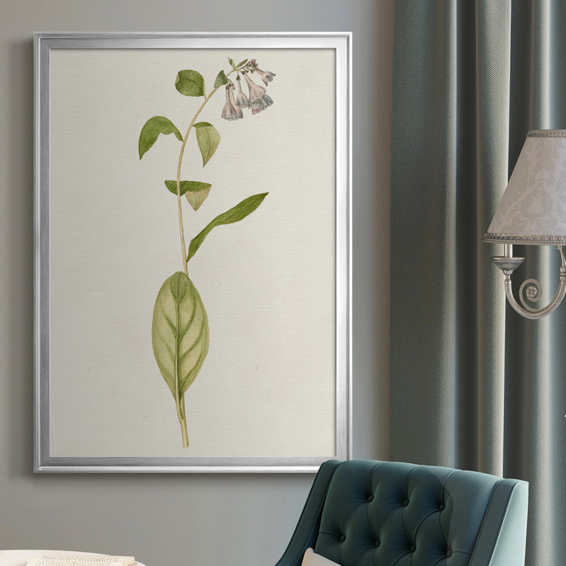 Mauve Garden Flowers IV, toile encadrée de qualité supérieure - prête à être accrochée, H 42,5 po x l 30,5 po x P 1 po