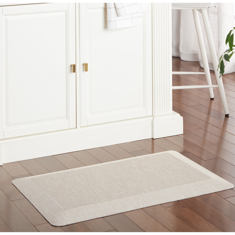 Tapis de cuisine Martha Stewart Mira, Beige, Rectangle 1 pi 8 po x 2 pi 8 po