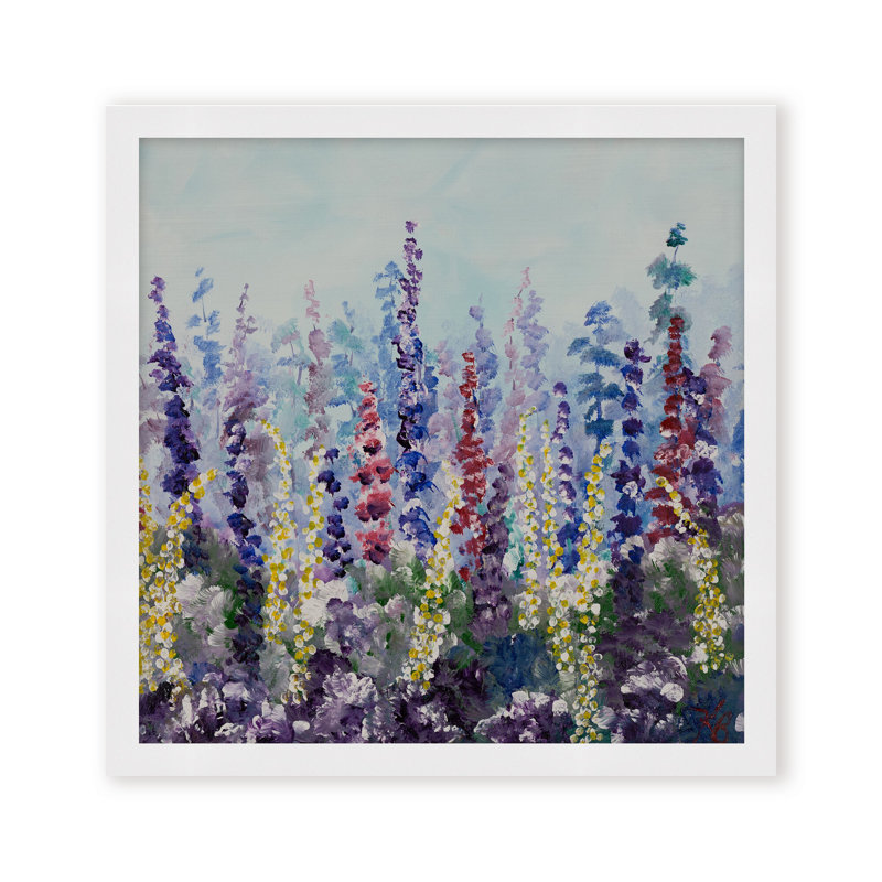 Nature Inspired "Meadow Glow" Canvas Wall Art By , 12" H x 12" W, Framed Canvas, Gold