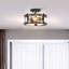 Plafonnier semi-encastré 2 lumières Duyen