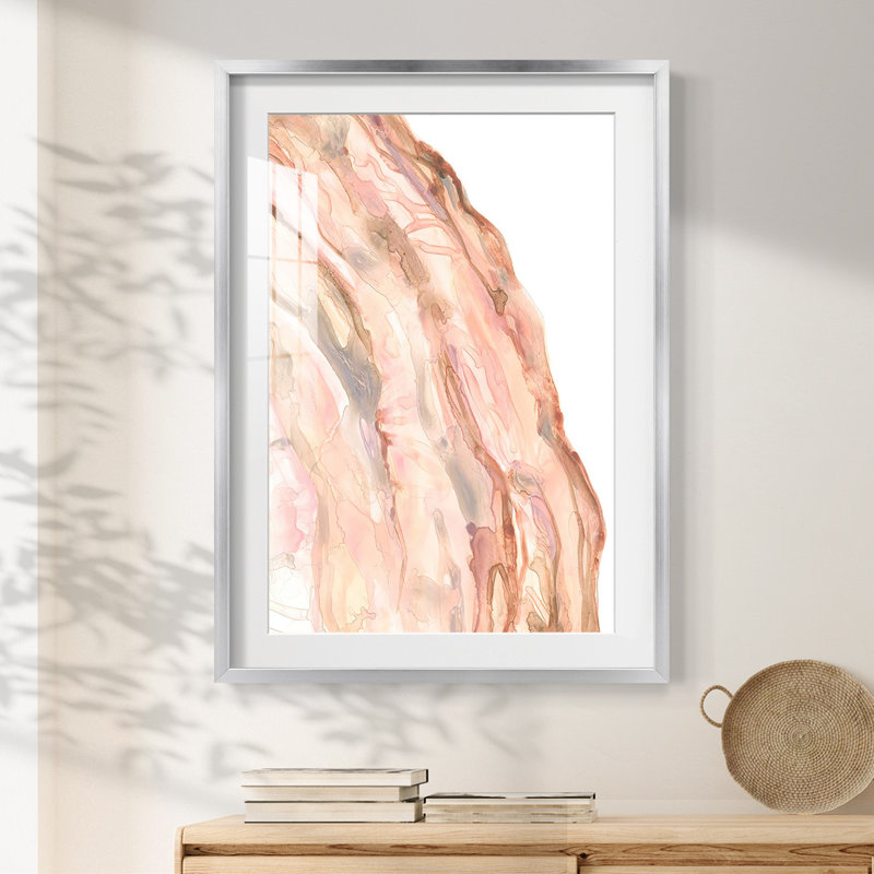 Rose Quartz I -Framed Print