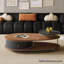 Table basse en noyer