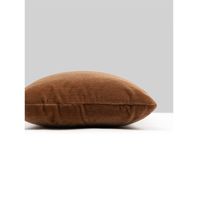 TUDOR VELVET PILLOW, Rectangle - 22"H x 14"W, Walnut