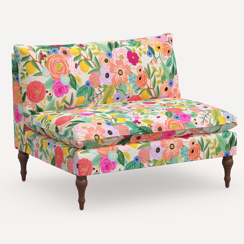 Rifle Paper Co. x Cloth & Company Floral Settee