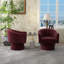 Fauteuil demi-tonneau pivotant de 25,2 po Iryanna-123185140-97755431