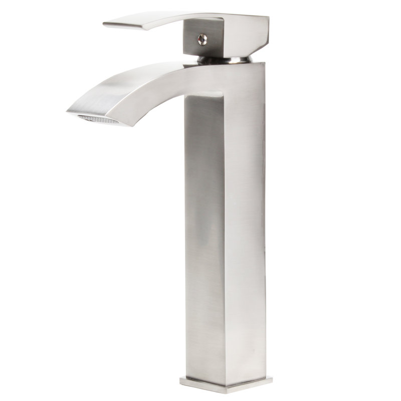 Steger Single-handle Bathroom Faucet, Brushed Nickel