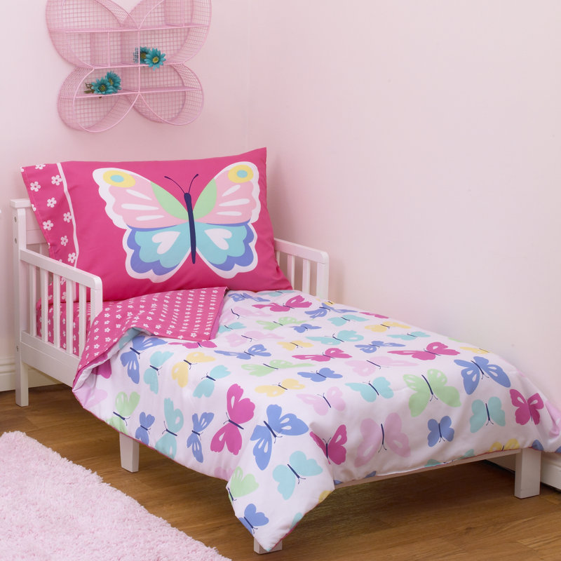 Ensemble de literie enfant 4 pièces Butterflies