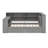 Corner Bed Frame With Storage Shelves, Daybed With Drawers, Charging Station And LED Light-857584773-857584772