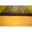 Tapis de zone en laine doré/brun 3 pi x 4 pi 10 po one-of-kind à la main noué la Nash