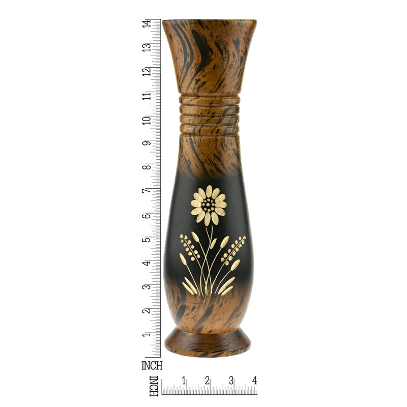 Handmade Wood Table Vase