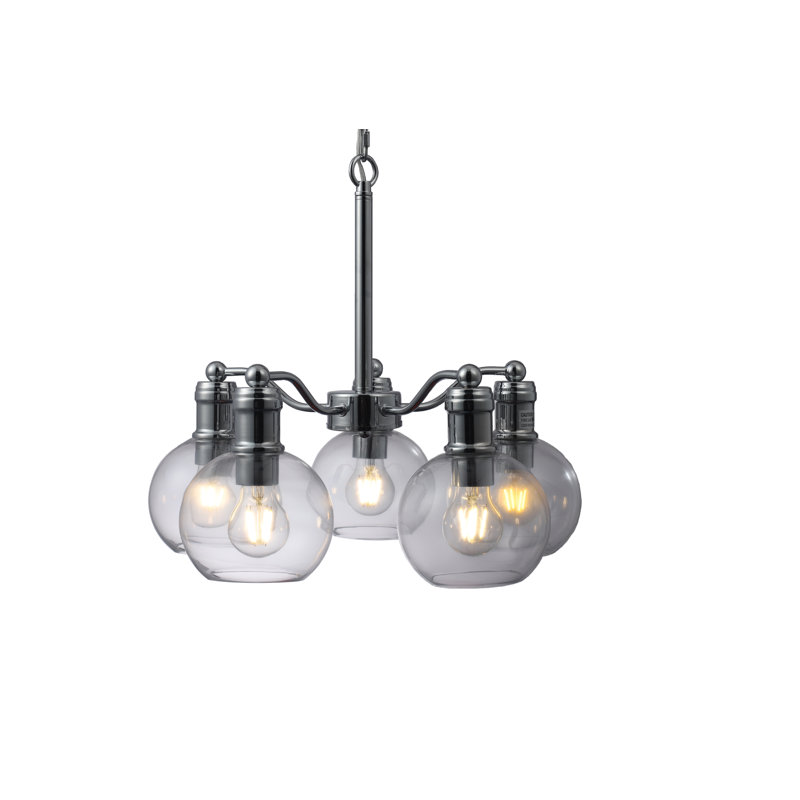 Martyn 5 - Light Dimmable Empire Chandelier