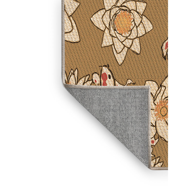 Floral Indoor Rug, Rectangle 8' x 12'