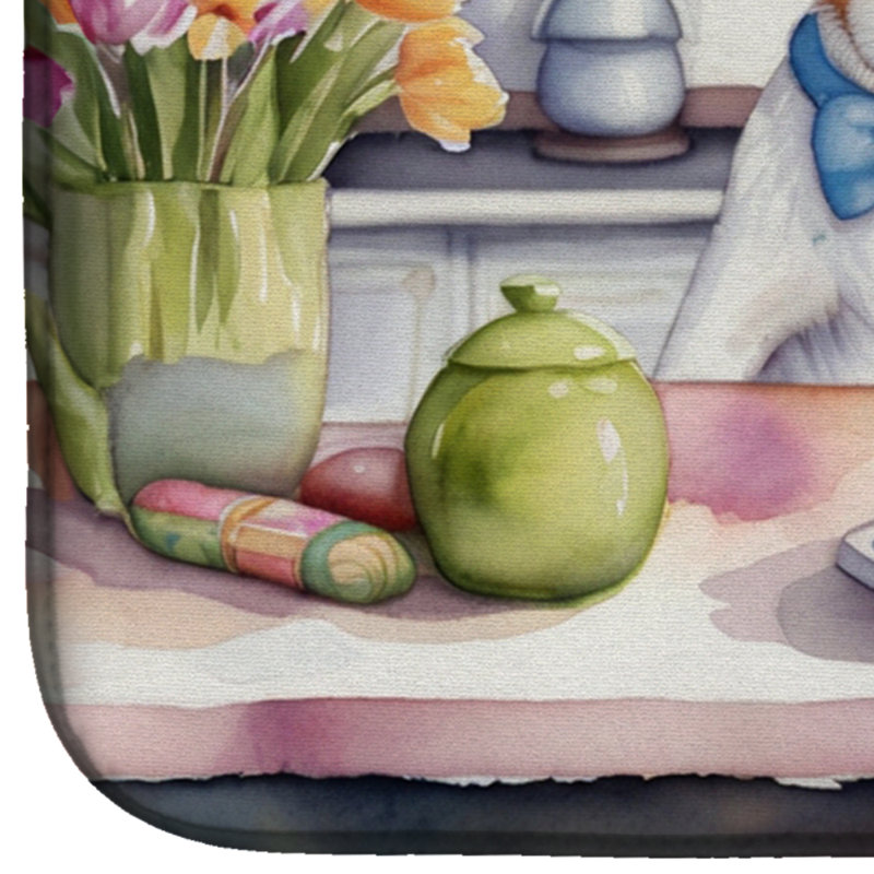 Tapis de séchage Jack Russell Terrier Decorating