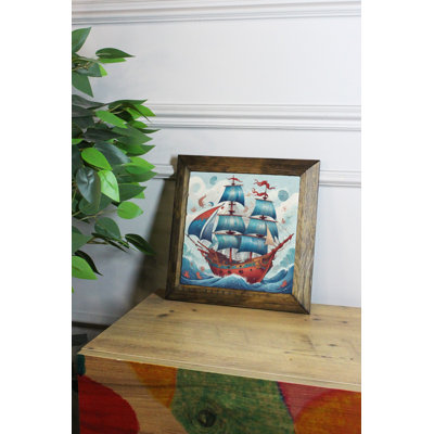 Peinture décorative encadrée