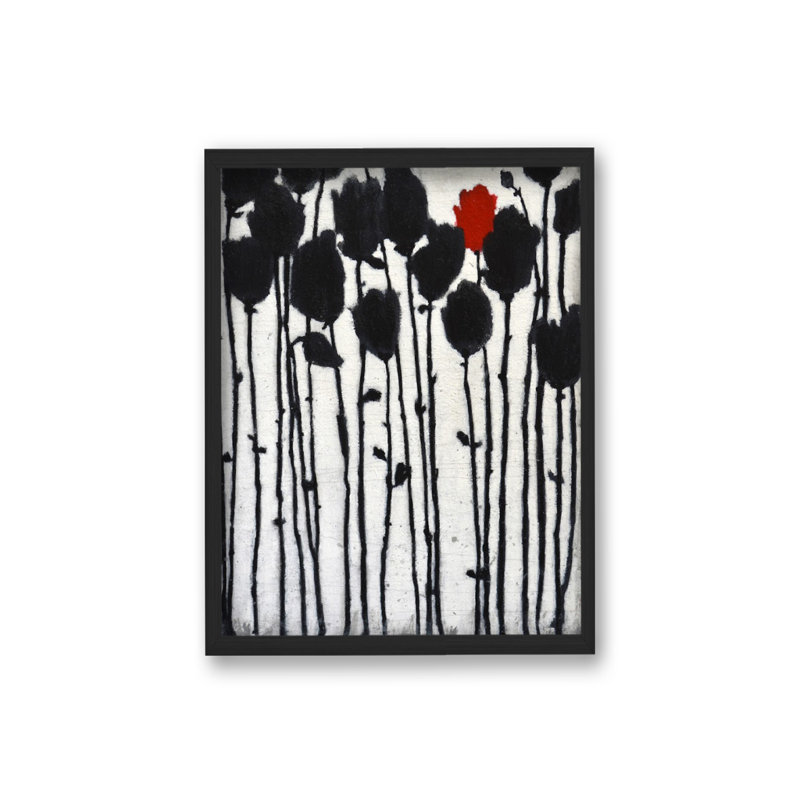 «Confidence» par Norman Wyatt Jr., reproduction d'art sur toile, H 40 po x l 30 po, Framed Print, Noir