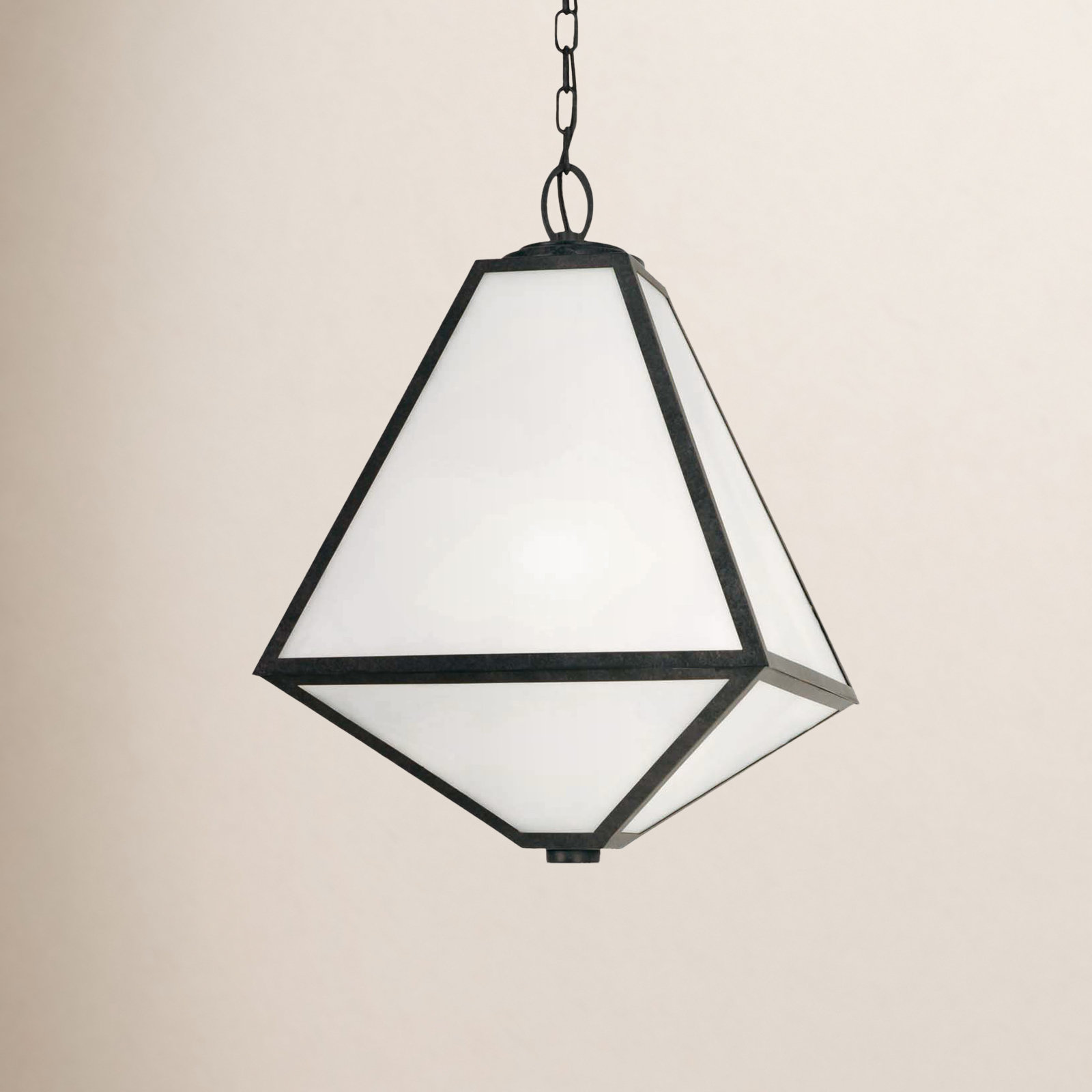 Maribel Seeded Outdoor Hanging Lantern