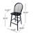  Dalia 29.25 Seat Height Cottage Barstool with Spindle Back, Solid Rubberwood Frame & Integrated Footrest-1545906708