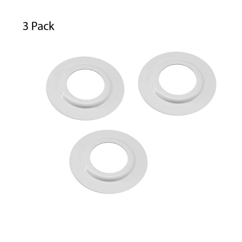 Dayveion Metal Lamp Shade Reducer Ring For ES/E27 To BC/B22 Plate Light Fitting Lampshade Lighting Kit, White