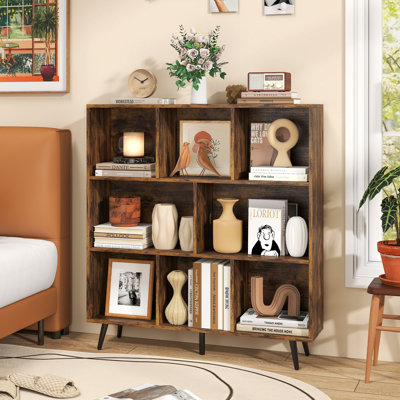 107cm H x 100cm W Metal Standard Bookcase
