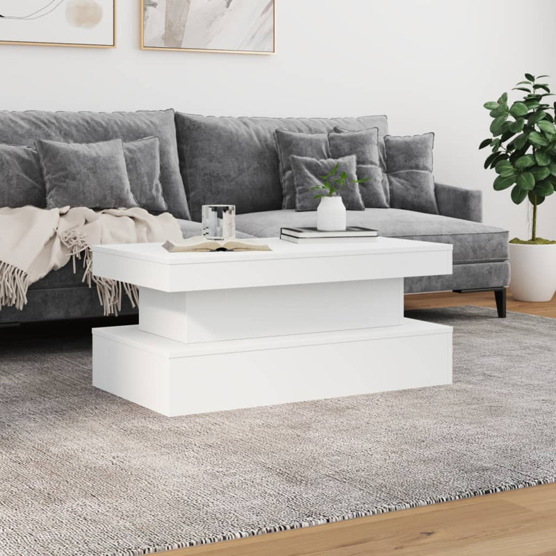 Cemya Frame Coffee Table, White