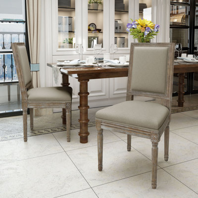 Chaise en tissu