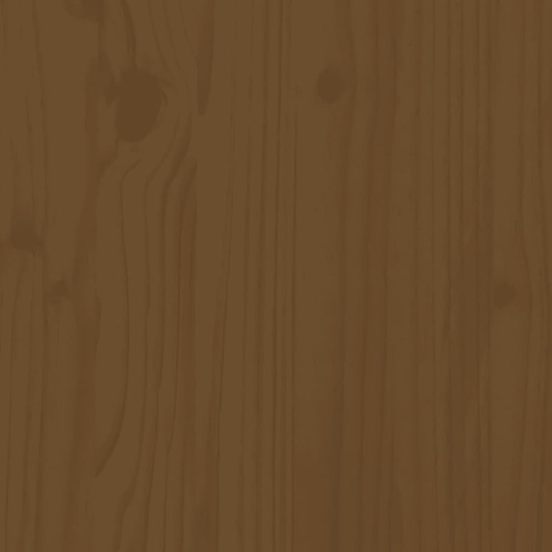 Brayden Studio Garden Corner Sofa Solid Wood Pine, Honey Brown