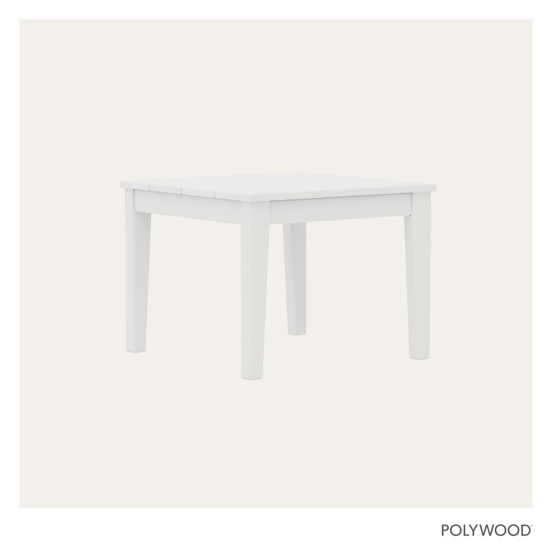 Newport 22" End Table, White