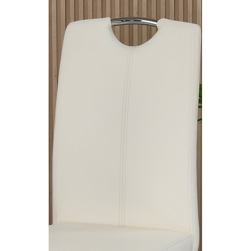 Asheboro 48cm H Upholstered Metal A-Frame Sign Holder, White