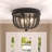 Speier 3-Light Dimmable Beaded Flush Mount Ceiling Light with Farmhouse Style-752473622