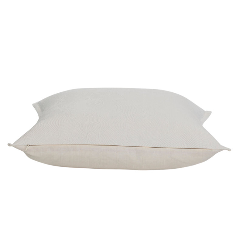 Quilted Matelasse Self-Flange Accent Pillow
