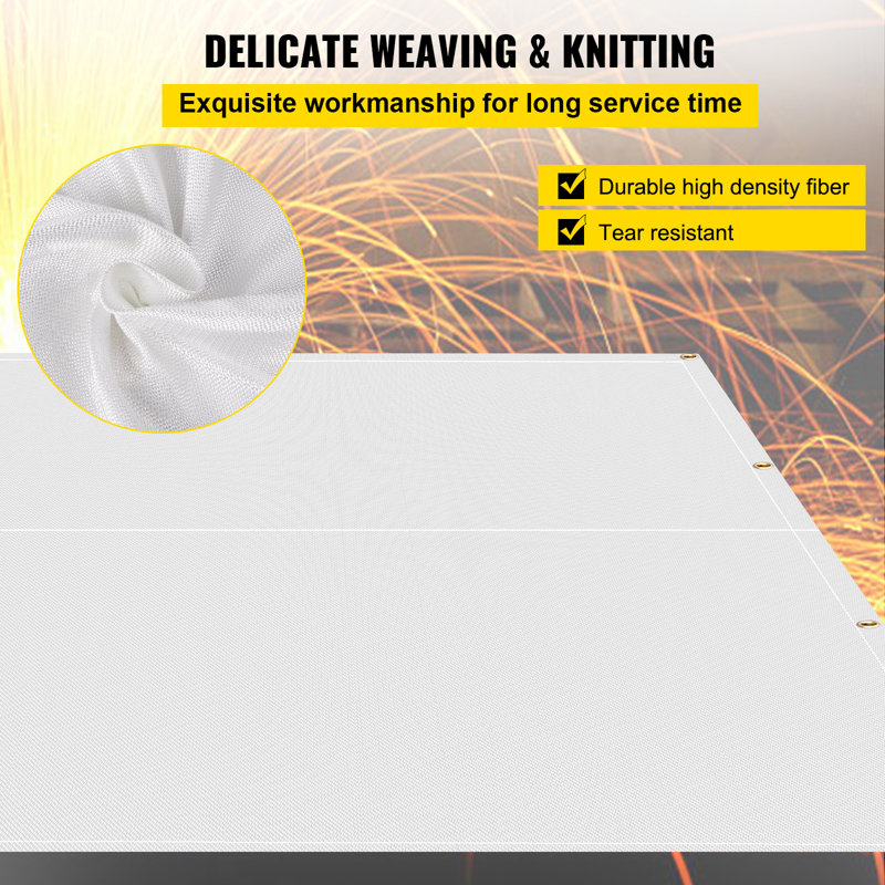 Fire Blankets, 2 Pack Welding Blankets, 8' x 10' Fire Suppression Blanket