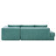 Canapé d'angle modulaire en L avec coussins double couche-1284945439