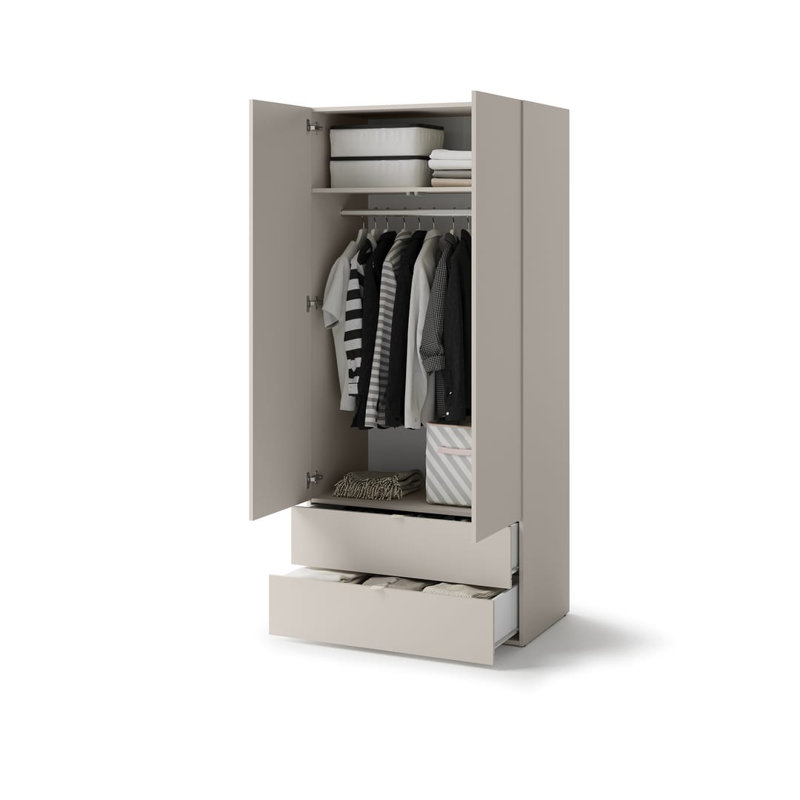 Rukayyah Manufactured Wood Wardrobe