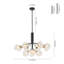 Lustre spoutnik en verre Narges