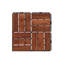 Carreaux de terrasse en bois d'acacia imbriqués à carreaux, plancher de bois franc d'acacia carré 12 po x 12 po pour terrasse, banc, bord de piscine, ...