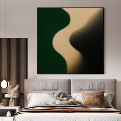 Très grand art mural, reproduction d'art sur toile - art abstrait moderne et net