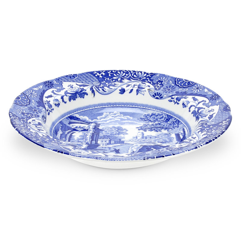 Spode Blue Italian Soup Plate 9"